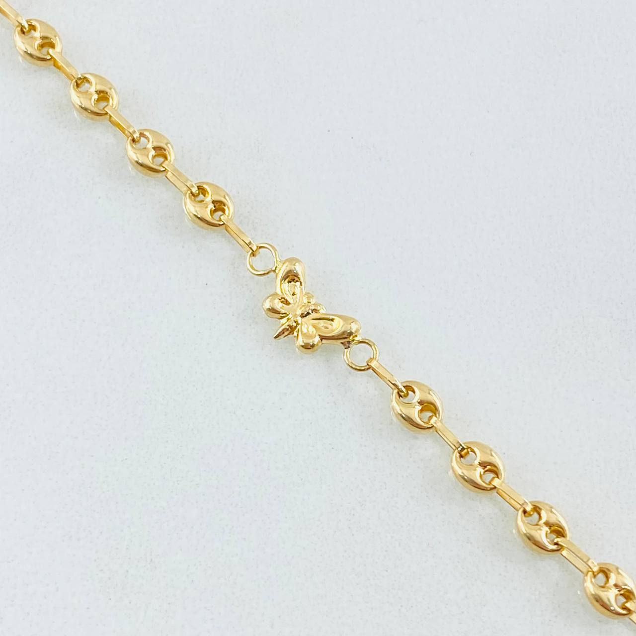 Pulso GC Mariposa 2.1gr / 17cm / Oro Amarillo 18K