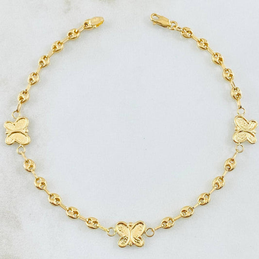 Pulso GC Mariposa 2.65gr / 19cm / Oro Amarillo 18K *