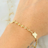 Pulso GC Mariposa 2.65gr / 19cm / Oro Amarillo 18K *