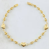 Pulso GC Corazón 2.1gr / 16.5cm / Oro Amarillo 18K