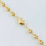 Pulso GC Corazón 2.1gr / 16.5cm / Oro Amarillo 18K