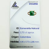 Pulsera Tejida Verde Bolas Diamantadas Cuadrado 70pts Oro Amarillo 18K