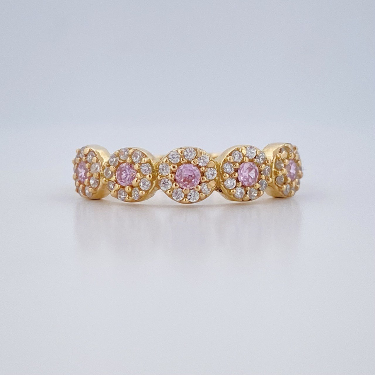 Anillo Churumbela Tupido 2.3gr / T6 1/2 / Oro Amarillo 18K $