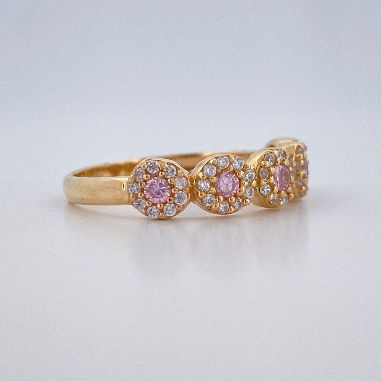 Anillo Churumbela Tupido 2.3gr / T6 1/2 / Oro Amarillo 18K $