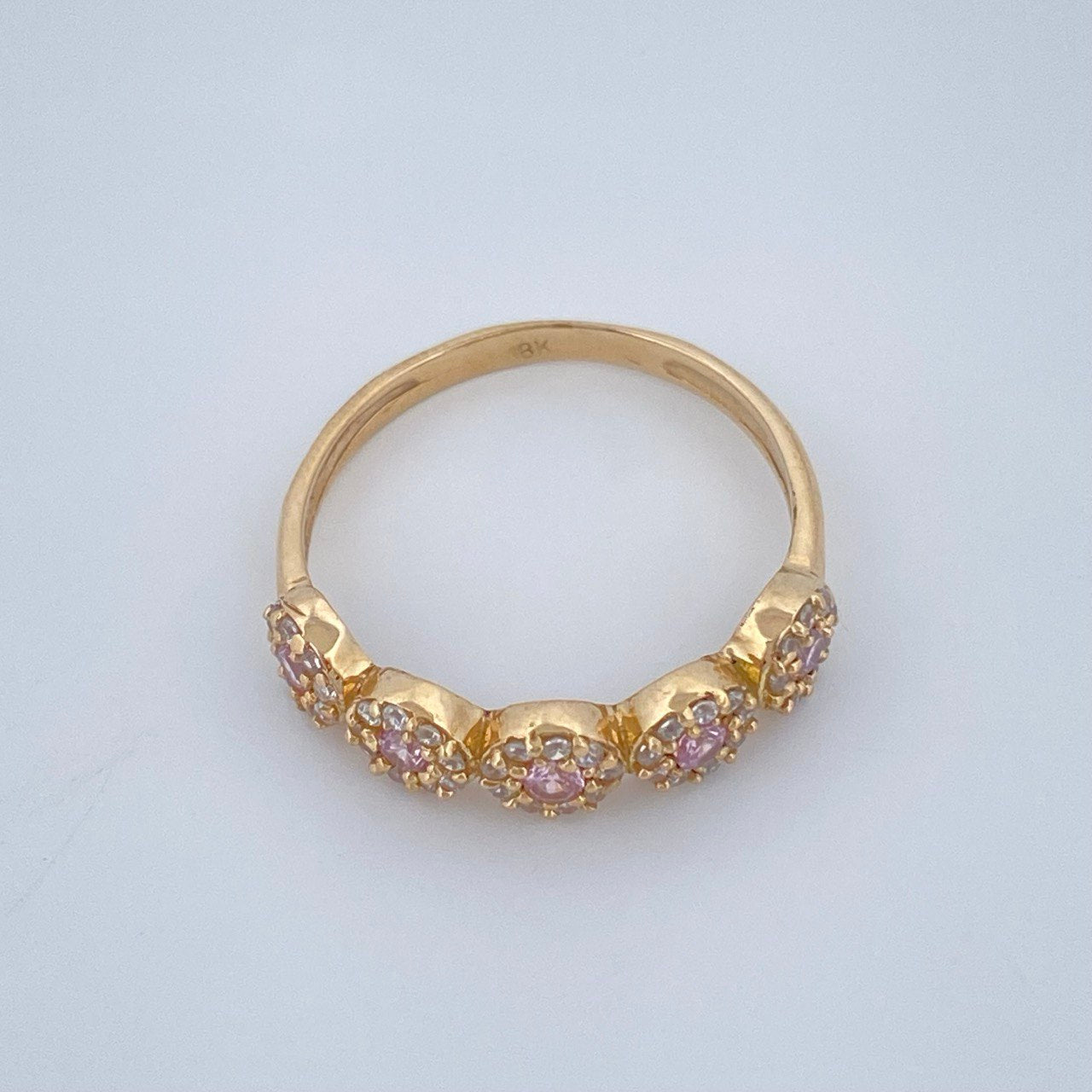 Anillo Churumbela Tupido 2.3gr / T6 1/2 / Oro Amarillo 18K $