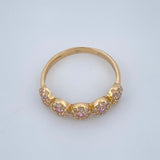 Anillo Churumbela Tupido 2.3gr / T6 1/2 / Oro Amarillo 18K $