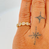Anillo Churumbela Tupido 2.3gr / T6 1/2 / Oro Amarillo 18K $