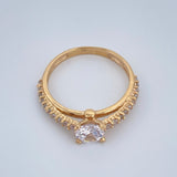 Anillo Solitario Churumbela 2.6gr / T7 / Oro Amarillo 18K $
