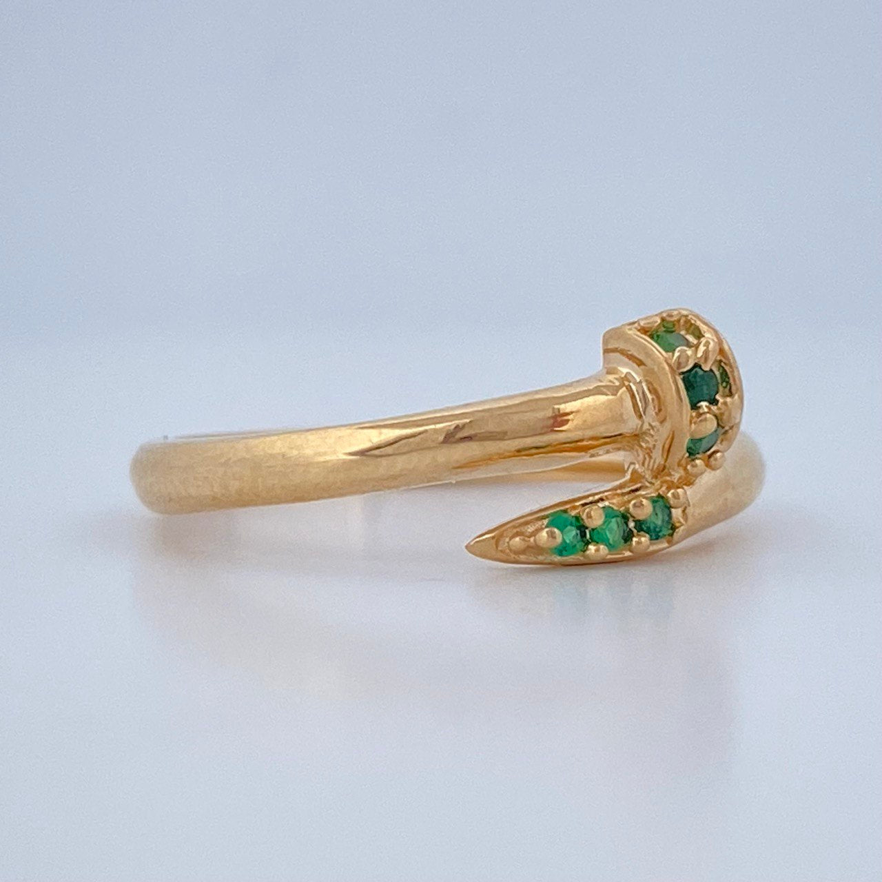 Anillo Clavo 1.85gr / T6 / Oro Amarillo 18K $