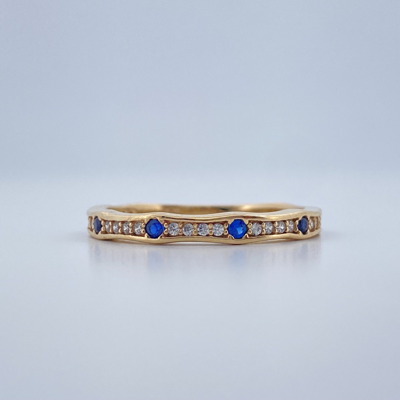 Anillo Argolla Churumbela 1.85gr / T6 3/4 / Oro Amarillo 18K $