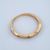 Anillo Argolla Churumbela 1.85gr / T6 3/4 / Oro Amarillo 18K $