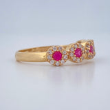Anillo Churumbela Tupido 2.15gr / T6 1/4 / Oro Amarillo 18K $