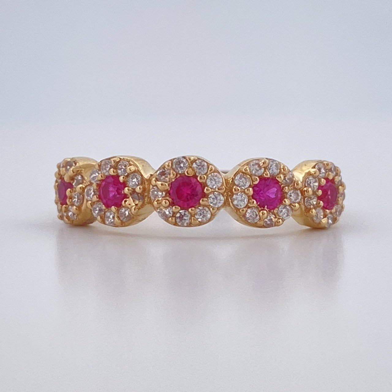 Anillo Churumbela Tupido 2.15gr / T6 1/4 / Oro Amarillo 18K $