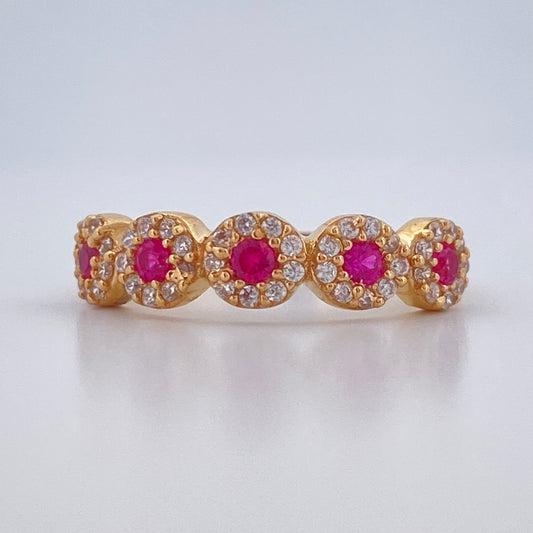 Anillo Churumbela Tupido 2.15gr / T6 1/4 / Oro Amarillo 18K $