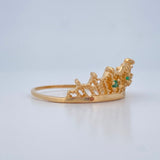 Anillo Tiara 2.15gr / T7 / Oro Amarillo 18K $
