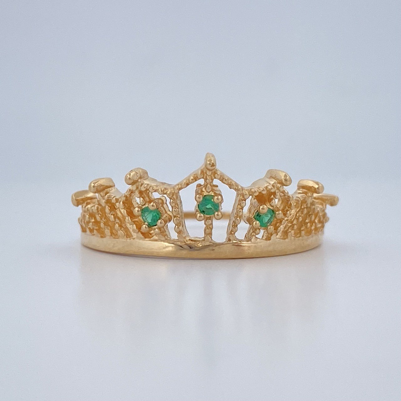 Anillo Tiara 2.15gr / T7 / Oro Amarillo 18K $