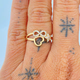 Anillo Astral 2.8gr / T5 3/4 / Oro Amarillo 18K $