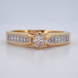 Anillo Doble Linea 3.35gr / T7 1/4 / Oro Amarillo 18K $
