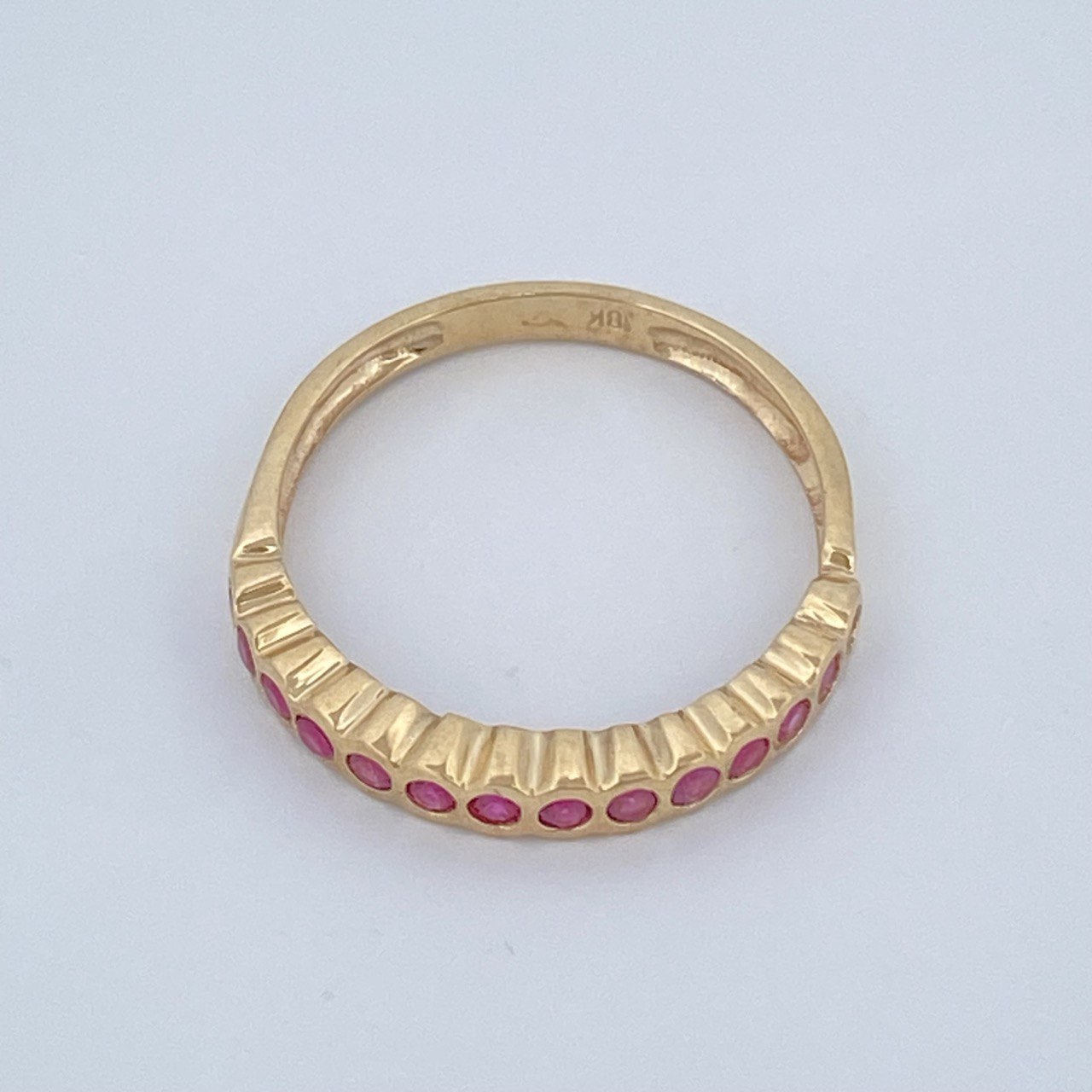 Anillo Churumbela Esferica 2.1gr / T7 / Oro Amarillo 18K $
