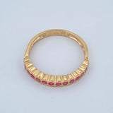 Anillo Churumbela Esferica 2.1gr / T7 / Oro Amarillo 18K $
