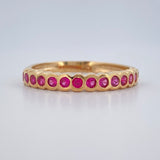 Anillo Churumbela Esferica 2.1gr / T7 / Oro Amarillo 18K $