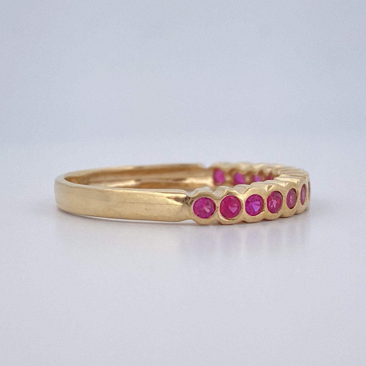 Anillo Churumbela Esferica 2.1gr / T7 / Oro Amarillo 18K $