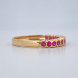 Anillo Churumbela Esferica 2.1gr / T7 / Oro Amarillo 18K $