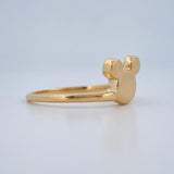 Anillo Raton 2.2gr / T6 1/2 / Oro Amarillo 18K $