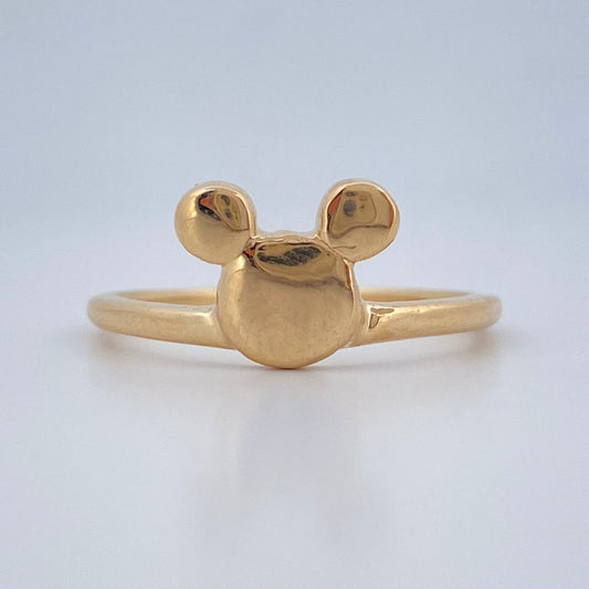 Anillo Raton 2.2gr / T6 1/2 / Oro Amarillo 18K $