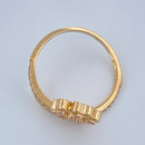 Anillo Petalo de Oro 2.95gr / T7 1/2 / Oro Amarillo 18K $