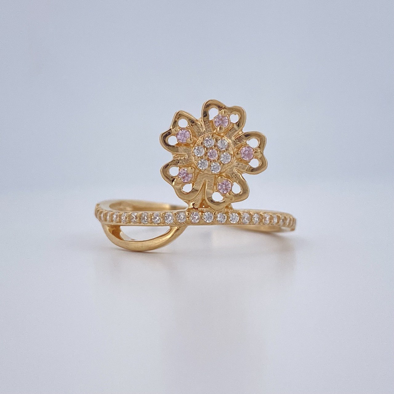 Anillo Petalo de Oro 2.95gr / T7 1/2 / Oro Amarillo 18K $