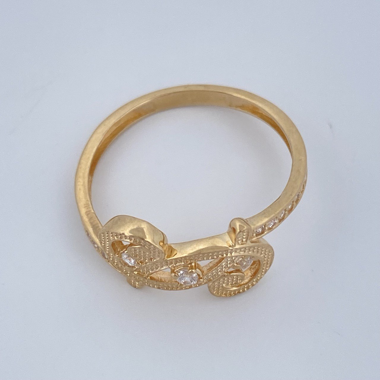 Anillo Nota Musical 2.3gr / T7 1/4 / Oro Amarillo 18K $