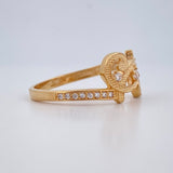 Anillo Nota Musical 2.3gr / T7 1/4 / Oro Amarillo 18K $