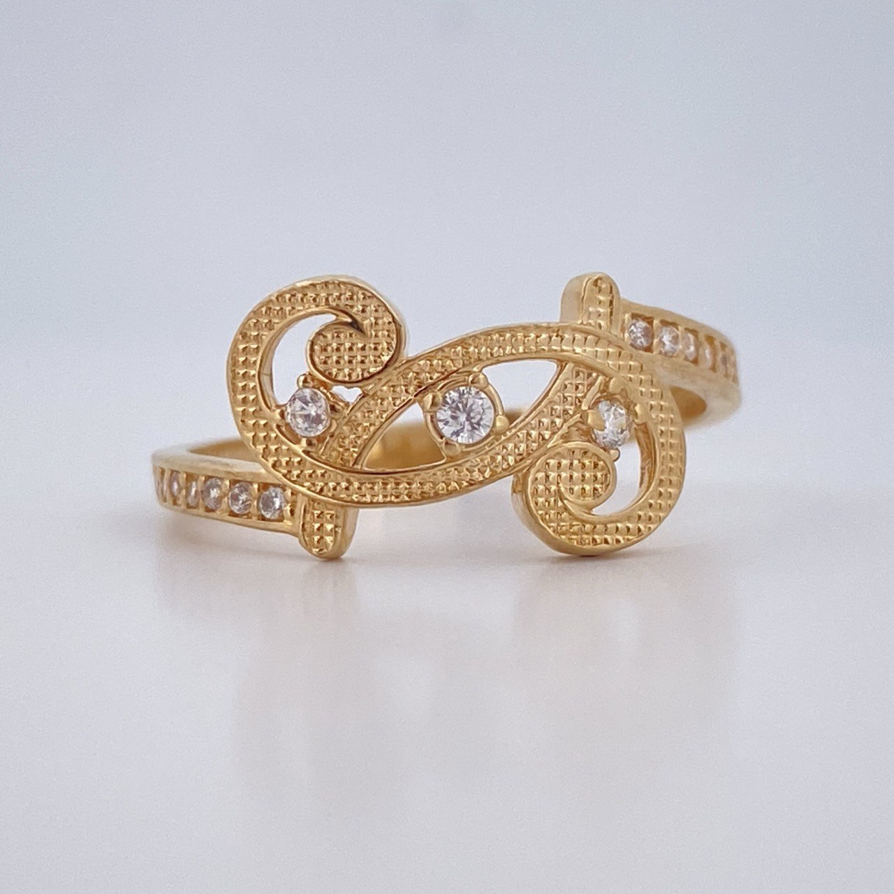 Anillo Nota Musical 2.3gr / T7 1/4 / Oro Amarillo 18K $