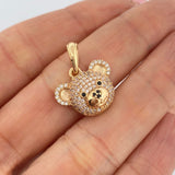 Dije Oso 2.8gr / 2.2cm / Oro Amarillo 18K $