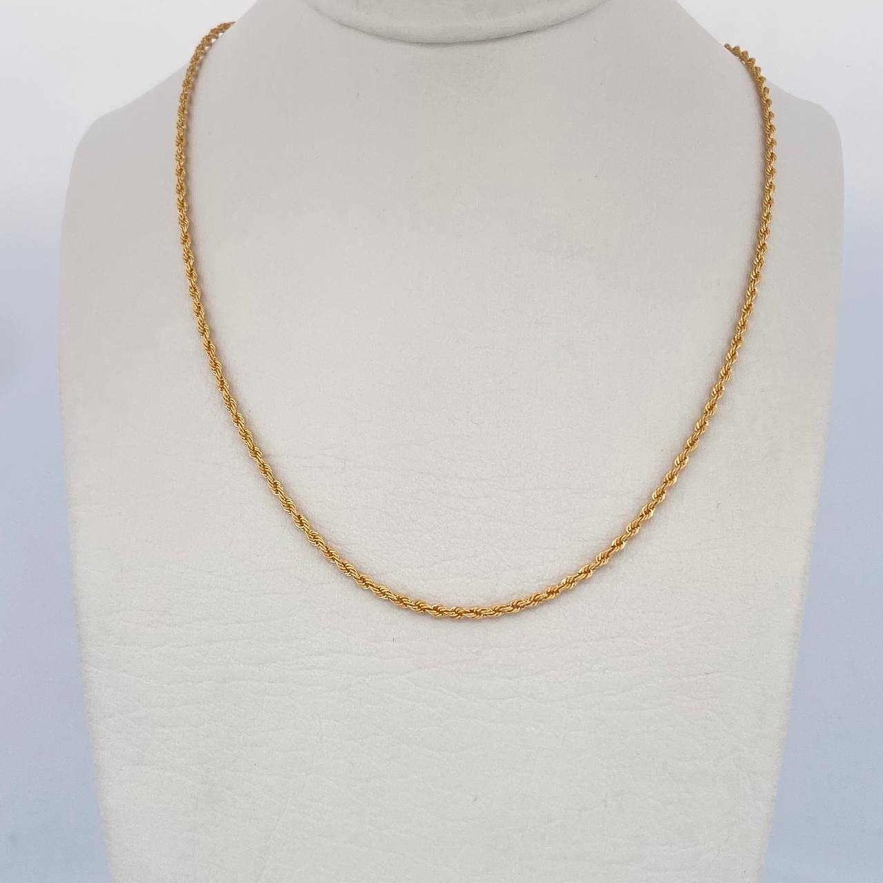Cadena Lazo 2.1gr / 60cm / +3 Oro 18K $
