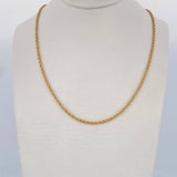 Cadena Lazo 2.1gr / 60cm / +3 Oro 18K $