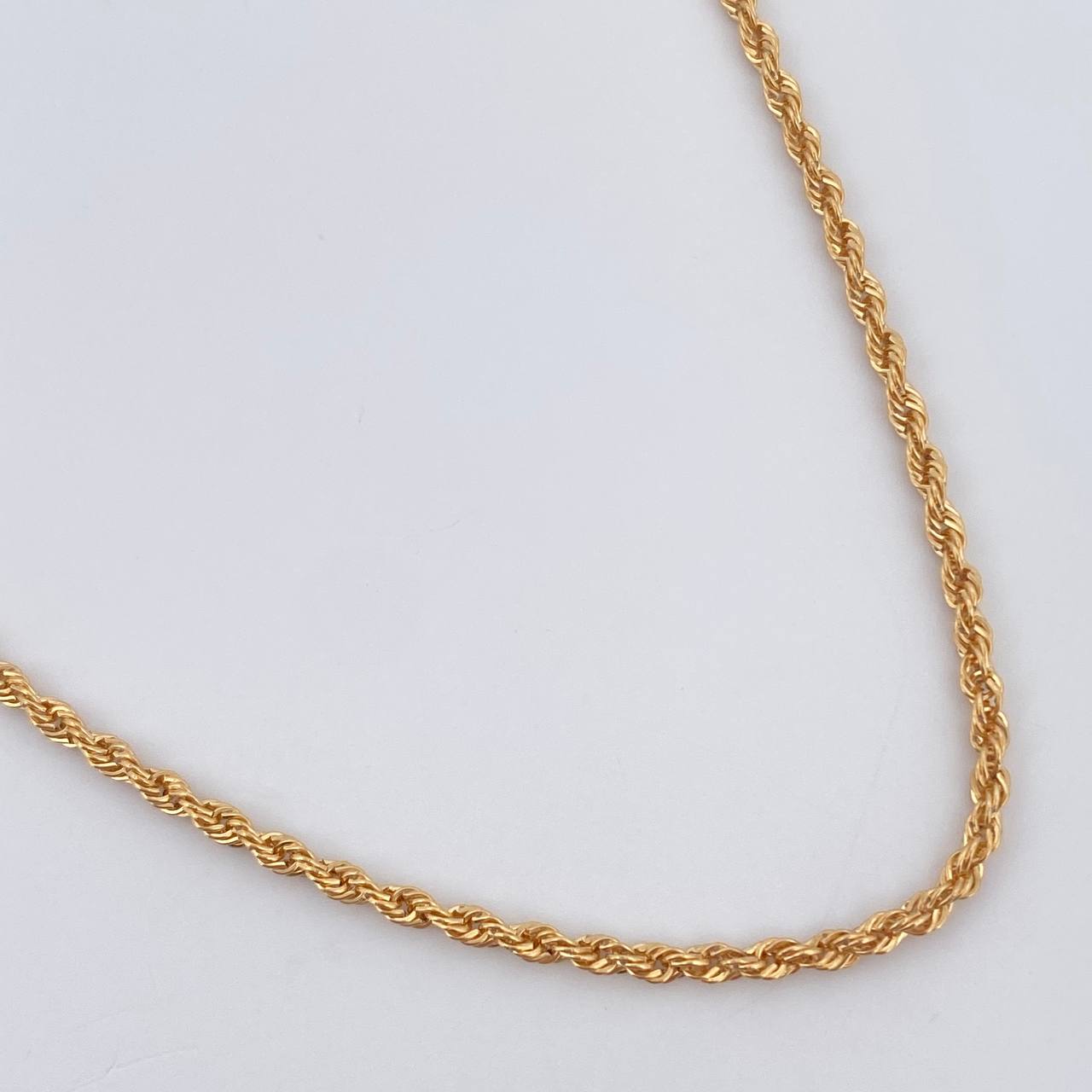 Cadena Lazo 2.1gr / 60cm / +3 Oro 18K $