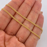 Cadena China 5.55gr / 60cm / +0 Oro 18K $