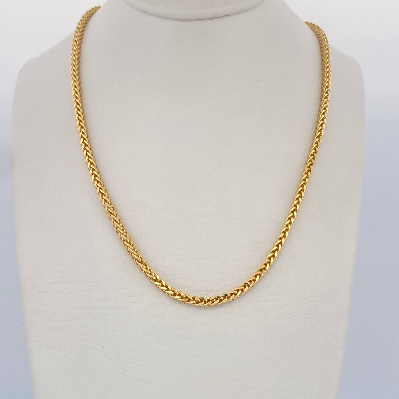 Cadena Franco 8.75gr / 60cm / +3 Oro 18K $