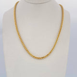 Cadena Franco 8.75gr / 60cm / +3 Oro 18K $