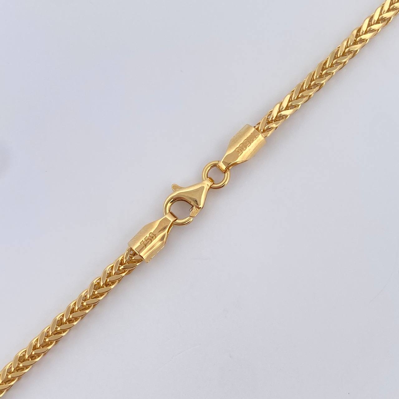 Cadena Franco 8.75gr / 60cm / +3 Oro 18K $