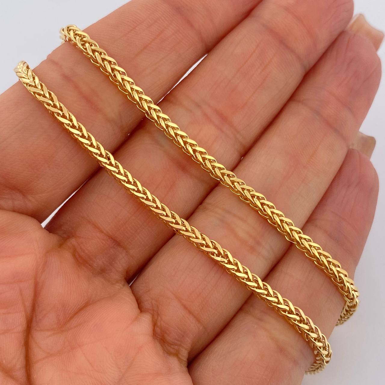 Cadena Franco 8.75gr / 60cm / +3 Oro 18K $