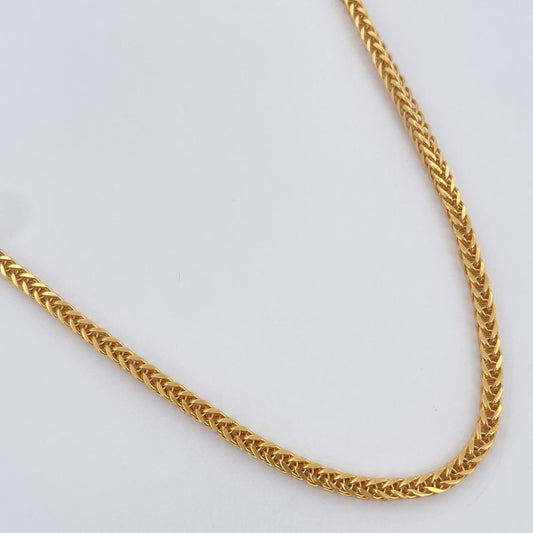 Cadena Franco 4.05gr / 45cm / +3 Oro 18K $
