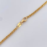 Cadena Franco 4.05gr / 45cm / +3 Oro 18K $