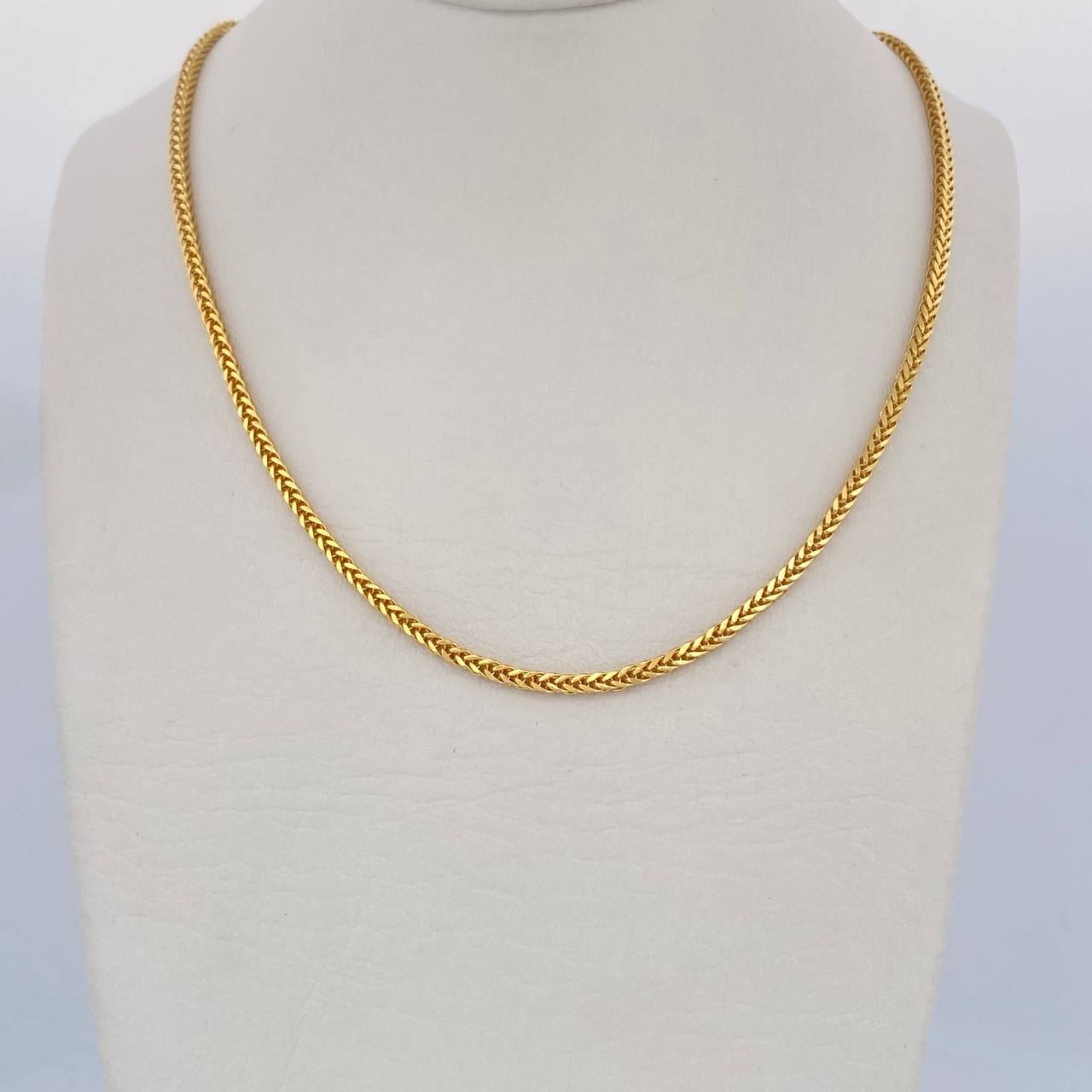 Cadena Franco 4.05gr / 45cm / +3 Oro 18K $