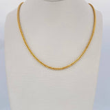 Cadena Franco 4.05gr / 45cm / +3 Oro 18K $