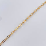 Tobillera Aro Seguido 2.1gr / 28cm / +3 Oro 18K $