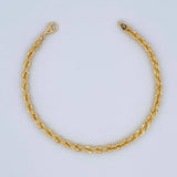 Pulso Lazo 3.95gr / 20cm / +3 Oro 18K $