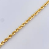 Pulso Lazo 3.95gr / 20cm / +3 Oro 18K $